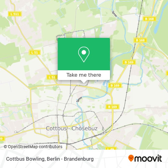 Cottbus Bowling map