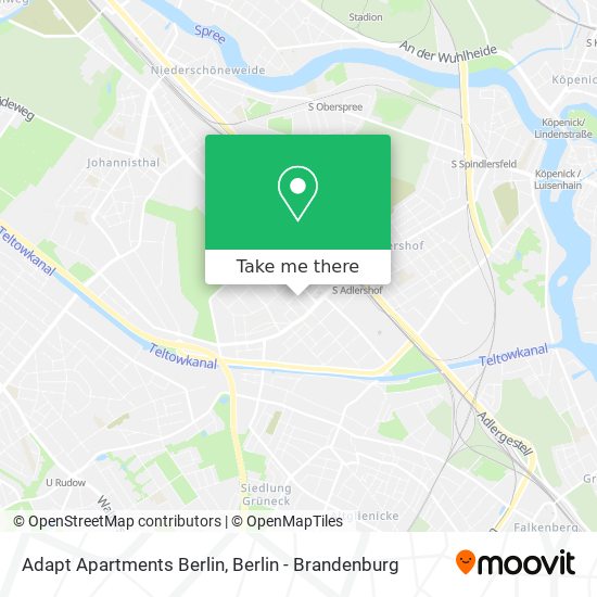 Adapt Apartments Berlin map