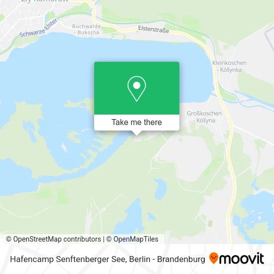Hafencamp Senftenberger See map