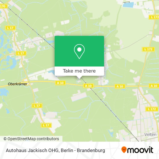 Autohaus Jackisch OHG map