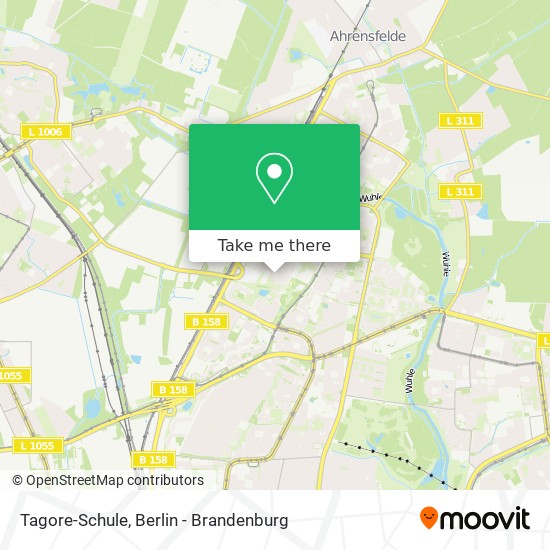 Tagore-Schule map