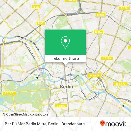 Карта Bar Dü Mar Berlin Mitte, Linienstraße 132