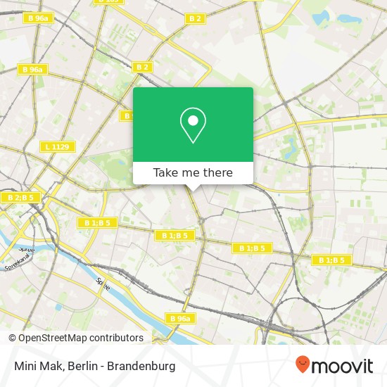 Карта Mini Mak, Straßmannstraße 25