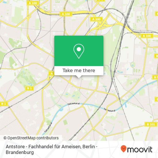 Карта Antstore - Fachhandel für Ameisen, Selerweg 41