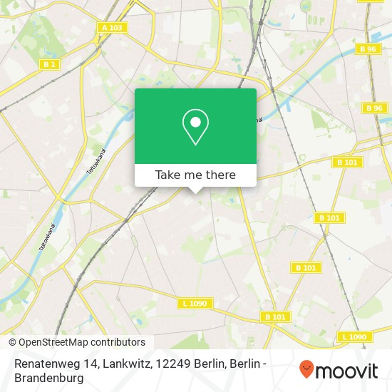 Renatenweg 14, Lankwitz, 12249 Berlin map