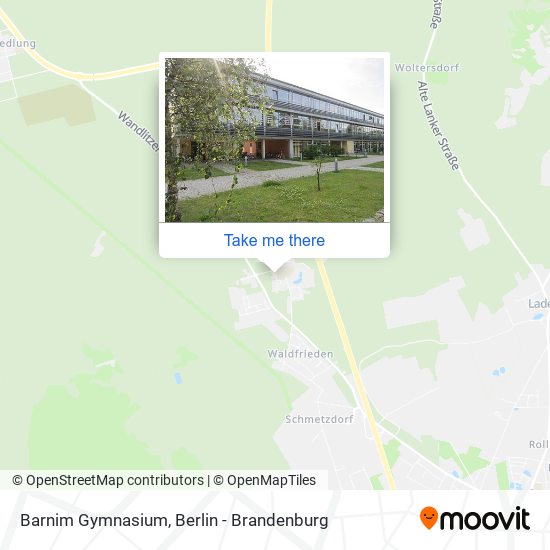 Barnim Gymnasium map