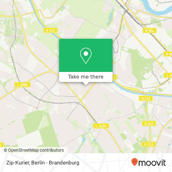Карта Zip-Kurier, Glockenblumenweg 131A
