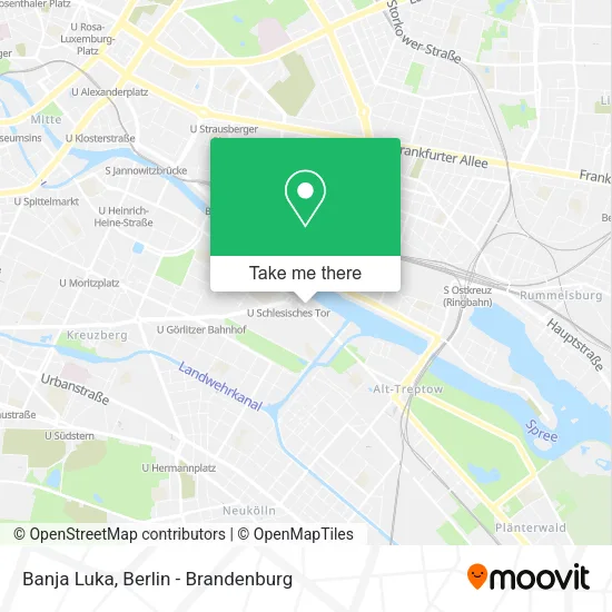 Banja Luka map