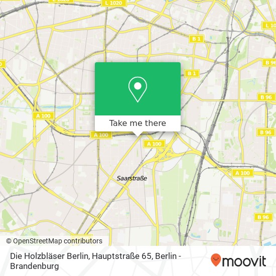 Die Holzbläser Berlin, Hauptstraße 65 map