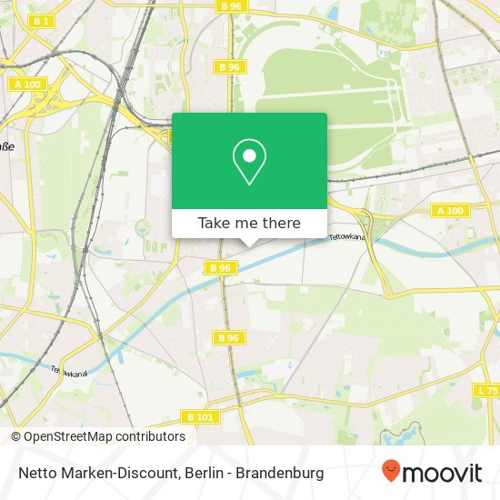 Карта Netto Marken-Discount, Ordensmeisterstraße 7