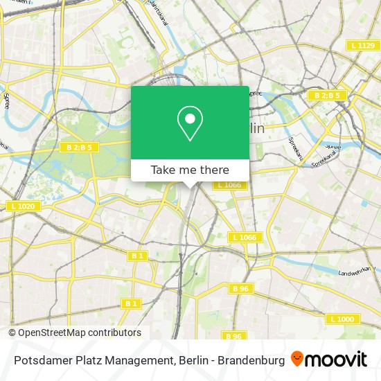 Potsdamer Platz Management map