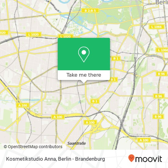 Kosmetikstudio Anna, Grunewaldstraße 40 map