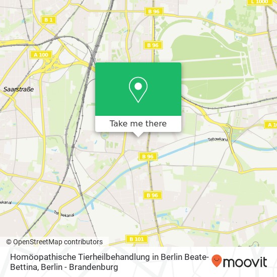 Homöopathische Tierheilbehandlung in Berlin Beate-Bettina, Friedrich-Wilhelm-Straße 24 map