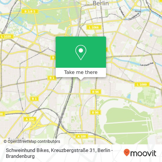 Schweinhund Bikes, Kreuzbergstraße 31 map