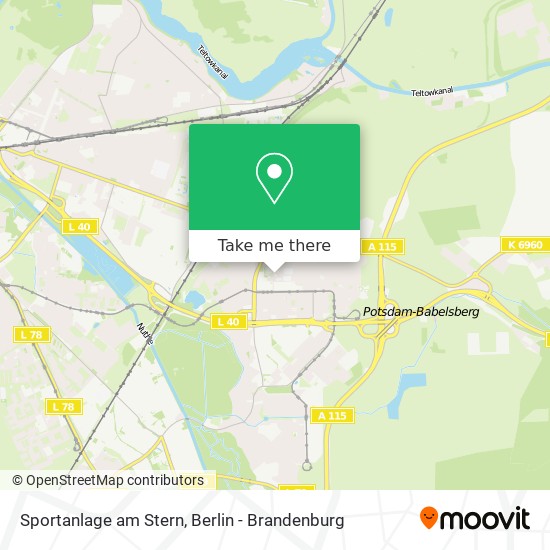 Sportanlage am Stern map