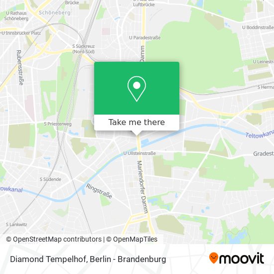 Diamond Tempelhof map