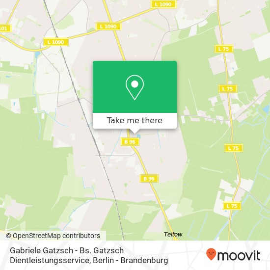 Карта Gabriele Gatzsch - Bs. Gatzsch Dientleistungsservice