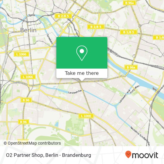 O2 Partner Shop, Skalitzer Straße 15 map