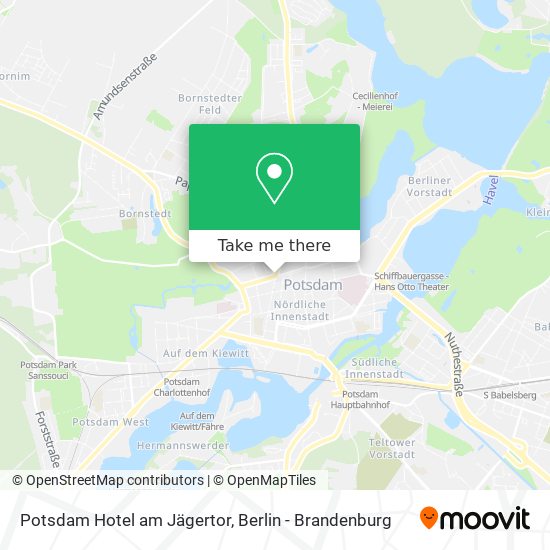 Potsdam Hotel am Jägertor map
