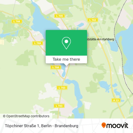 Töpchiner Straße 1 map