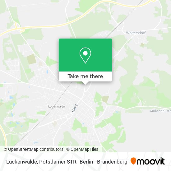 Luckenwalde, Potsdamer STR. map