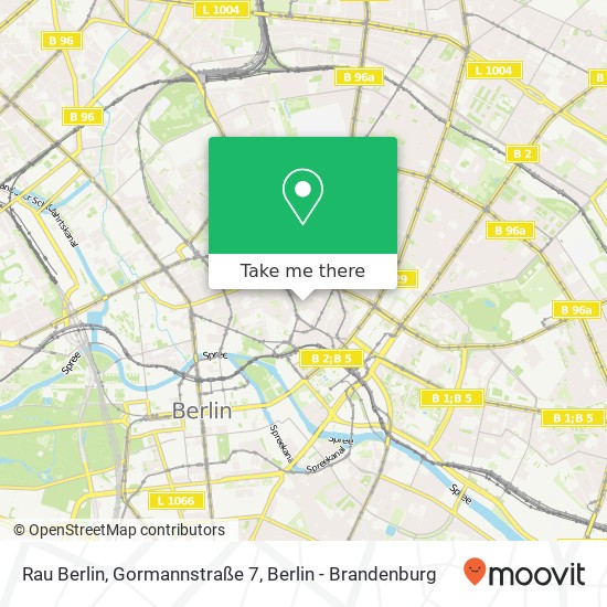 Rau Berlin, Gormannstraße 7 map