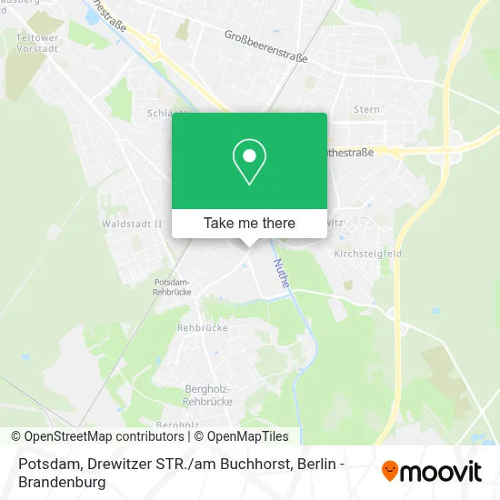 Potsdam, Drewitzer STR. / am Buchhorst map