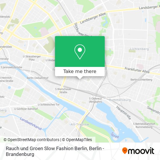 Rauch und Groen Slow Fashion Berlin map
