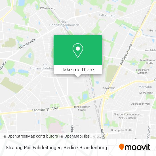 Strabag Rail Fahrleitungen map