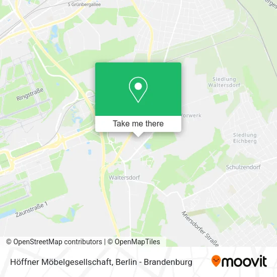 Карта Höffner Möbelgesellschaft