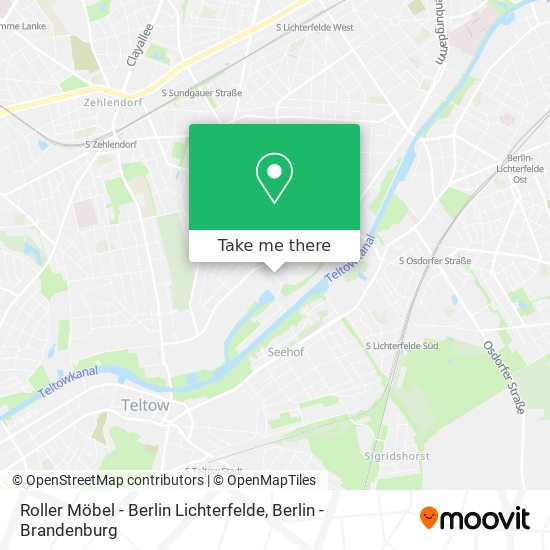Roller Möbel - Berlin Lichterfelde map