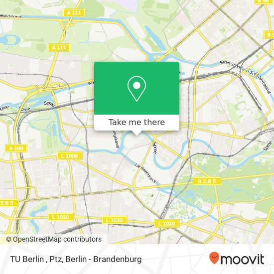 Карта TU Berlin , Ptz