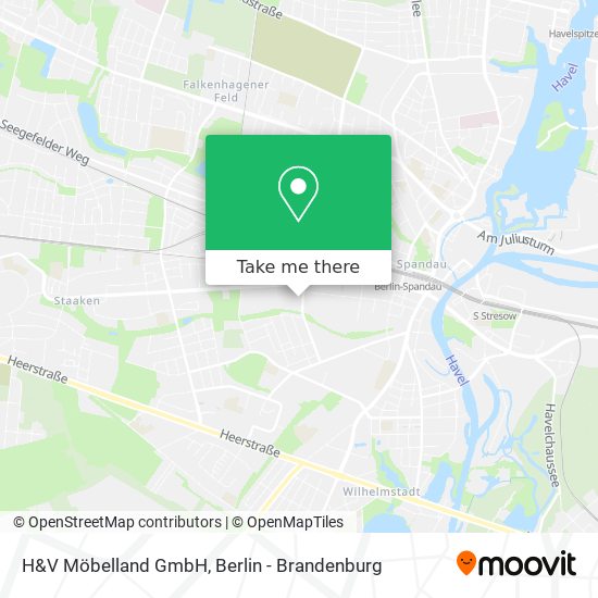 H&V Möbelland GmbH map