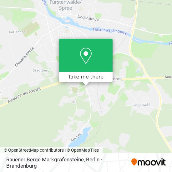 Rauener Berge Markgrafensteine map