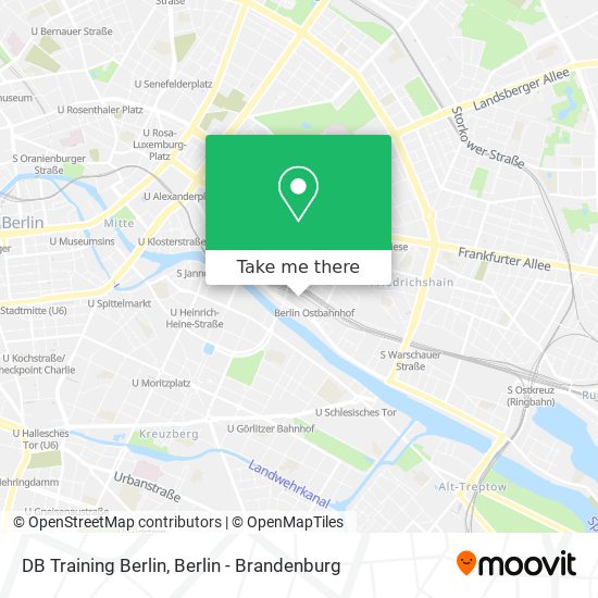 Карта DB Training Berlin