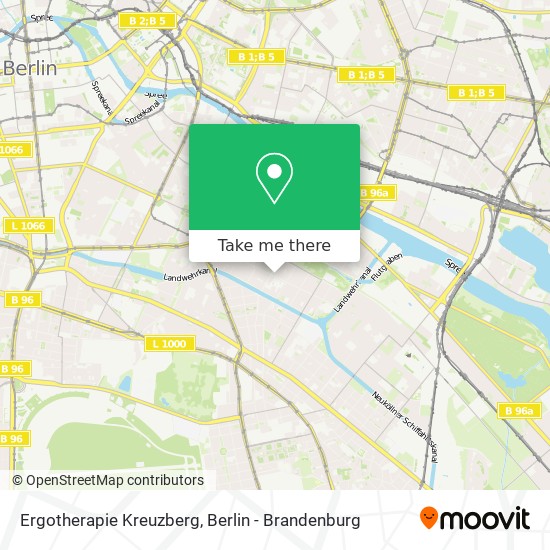 Ergotherapie Kreuzberg map