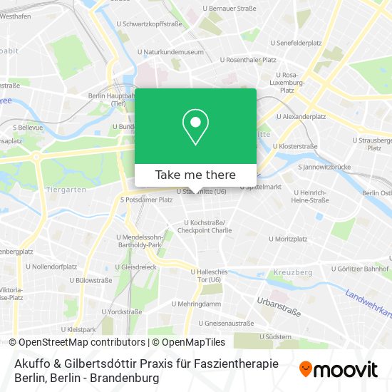 Akuffo & Gilbertsdóttir Praxis für Faszientherapie Berlin map