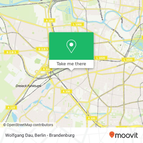 Карта Wolfgang Dau, Joachim-Friedrich-Straße 33
