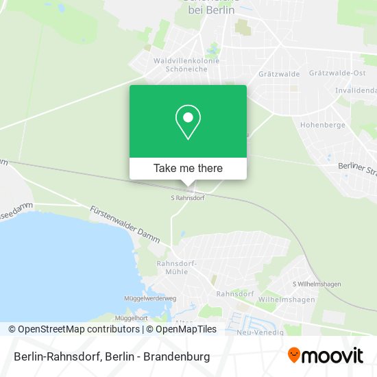 Berlin-Rahnsdorf map