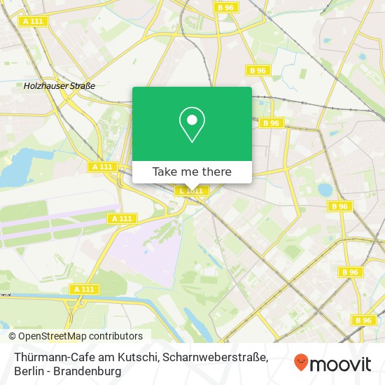 Карта Thürmann-Cafe am Kutschi, Scharnweberstraße