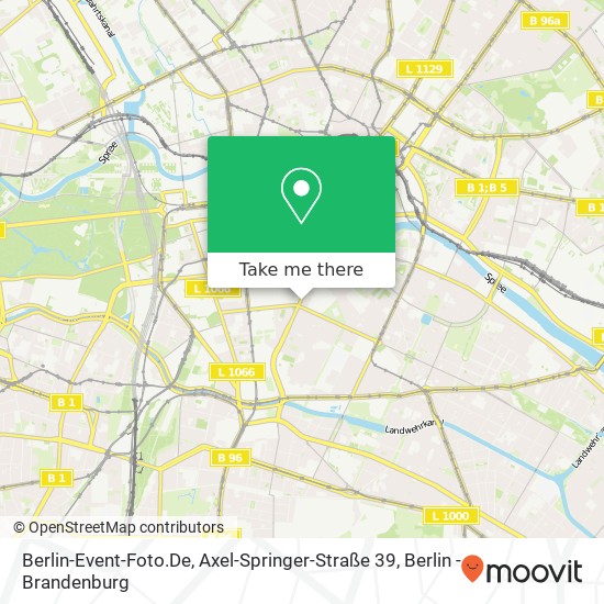 Berlin-Event-Foto.De, Axel-Springer-Straße 39 map