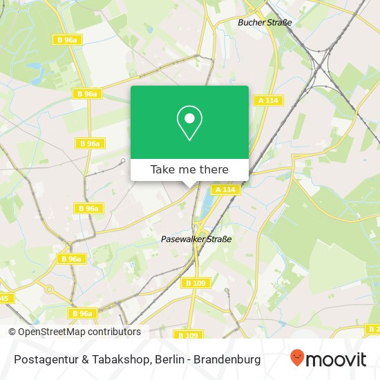 Postagentur & Tabakshop map