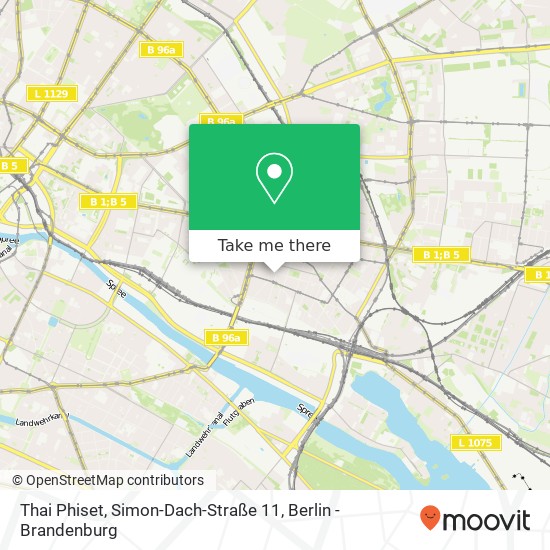 Thai Phiset, Simon-Dach-Straße 11 map