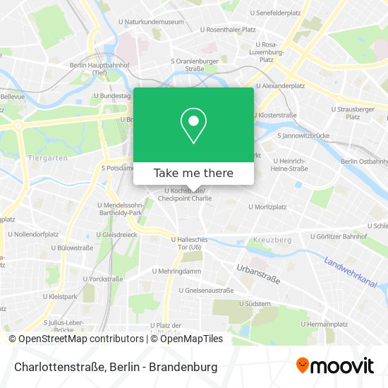 Карта Charlottenstraße