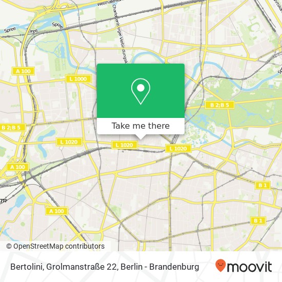 Bertolini, Grolmanstraße 22 map