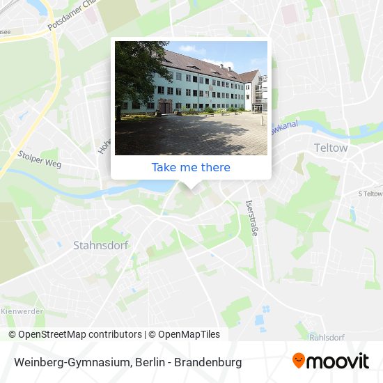 Weinberg-Gymnasium map