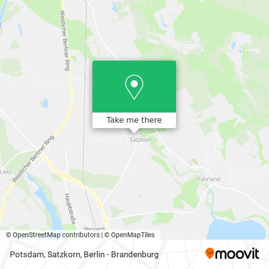 Potsdam, Satzkorn map