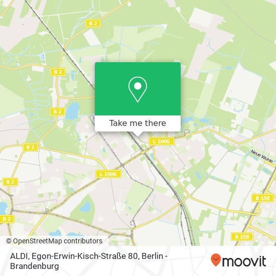 Карта ALDI, Egon-Erwin-Kisch-Straße 80