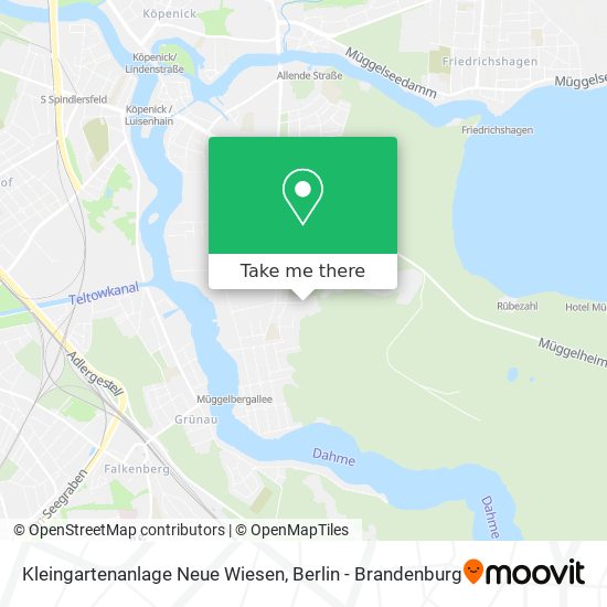 Карта Kleingartenanlage Neue Wiesen