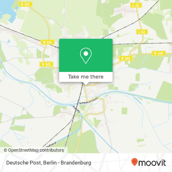 Deutsche Post map